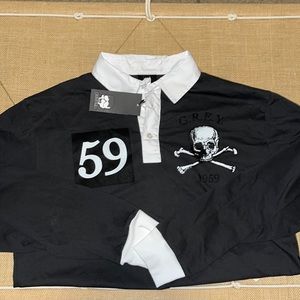G59* Large long sleeve collared shirt